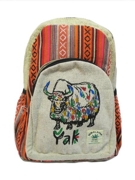 Sac à dos chanvre Himalayan - motif yak