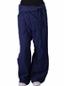 Pantalon thaï bleu marine avec pochette de transport