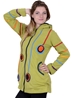  Veste lutin doublée polaire verte à patch de cercle rainbow