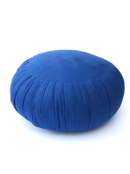 Zafu - Grand coussin yoga et méditation bleu