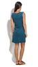 Robe noire et bleue originale au style ethnique