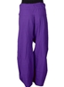 Pantalon yoga thaï violet avec pochette de transport