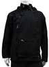 Blouson noir en coton épais doublé polaire