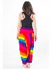 Combinaison sarouel pantalon rainbow à motif multicolore