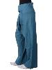 Pantalon thaï bleu pétrole avec pochette de transport