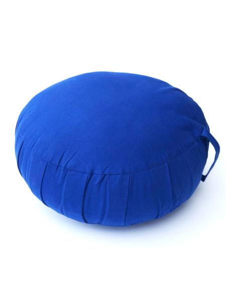 Zafu - Petit coussin yoga et méditation bleu