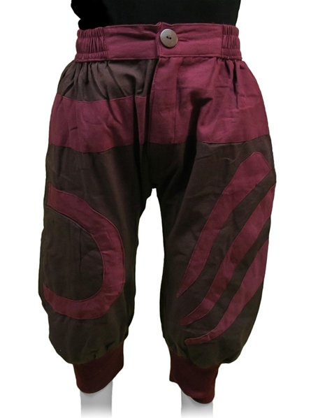 Pantalon bouffant enfant bordeaux marron