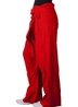 Pantalon yoga thaï rouge avec pochette de transport