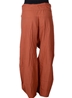 Pantalon yoga thaï orange avec pochette de transport