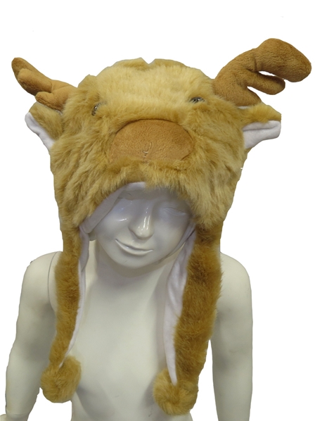 Bonnet animaux tête de renne