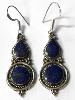 Boucles d'oreilles traditionnelles népalaises ethniques