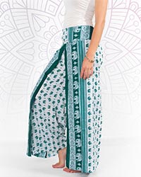 Pantalons bouffants femme ethnique bohème hippie