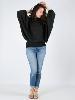 Pantalon sarouel tunique 3 en 1 fluide noir uni