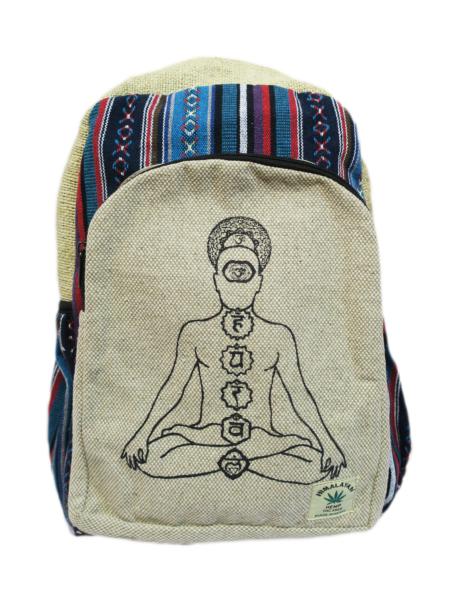 Sac à dos chanvre Himalayan - sept chakras