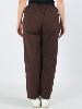 Pantalon droit ethnique chic marron pour homme