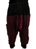 Pantalon sarouel jogging enfant bordeaux