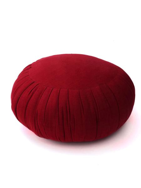 Zafu - Grand coussin yoga et méditation bordeaux