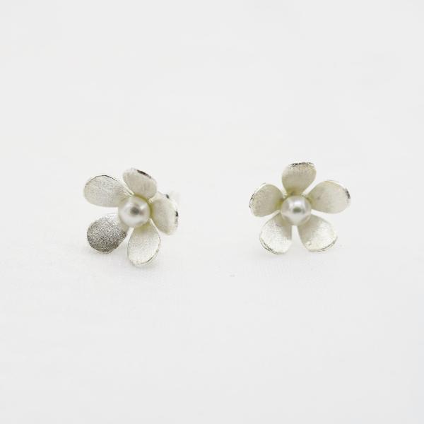 Boucles d'oreilles marguerite