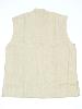 Gilet sans manche homme beige veston ethnique à col mao