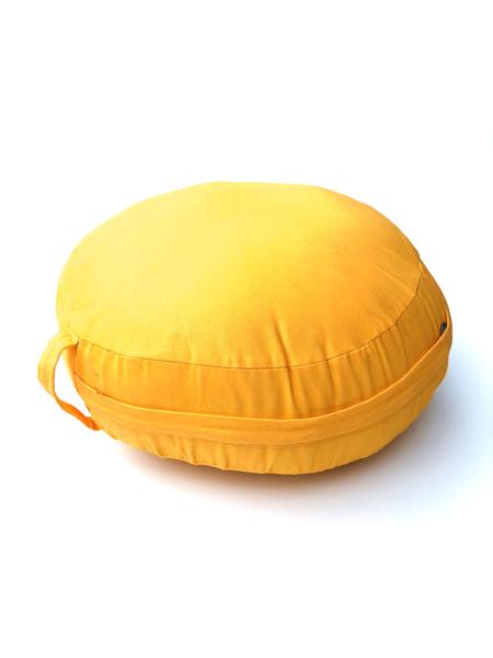 Zafu - Petit coussin yoga et méditation jaune