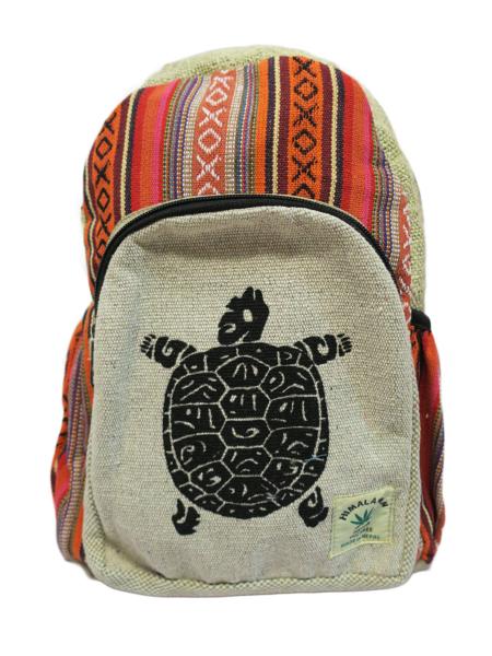 Sac à dos chanvre Himalayan - motif tortue