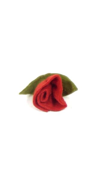 Élastique cheveux rose rouge