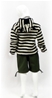 Gilet enfant zebre en pure laine