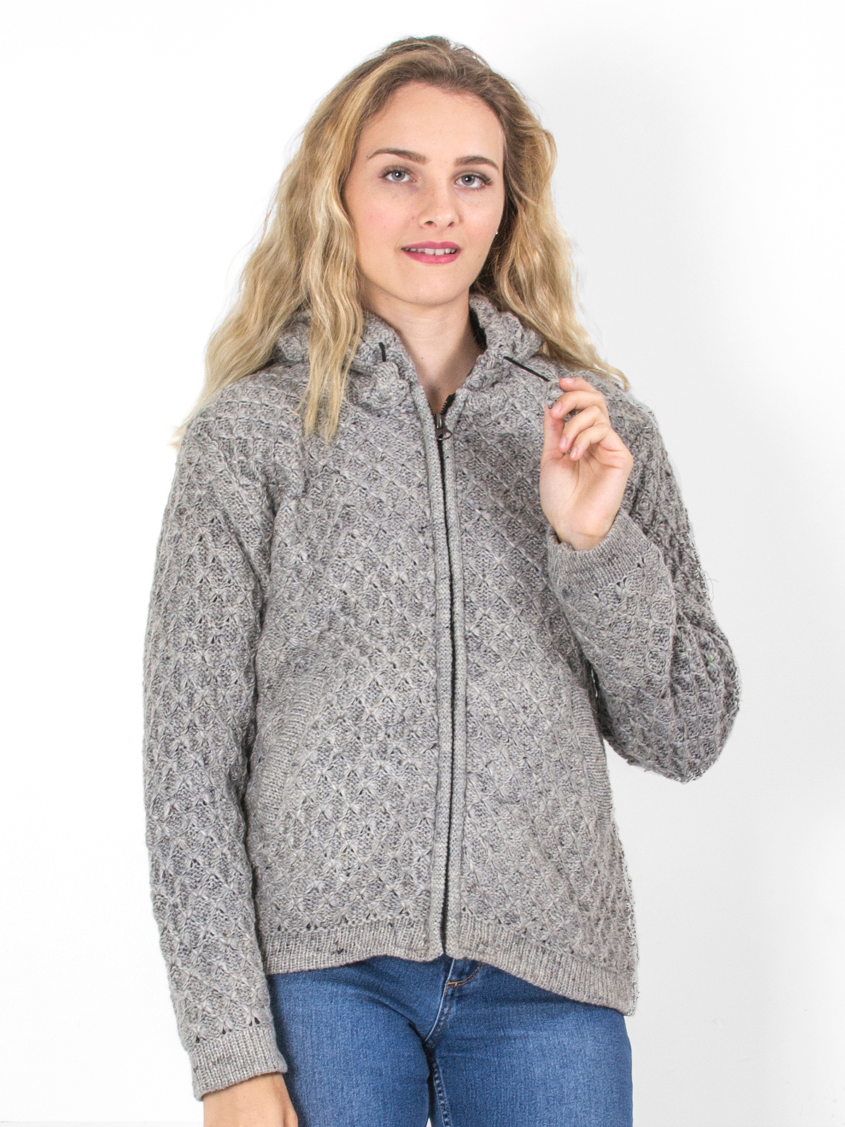 gilet laine doublé polaire femme