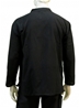  Chemise noire manches longues à col mao