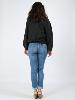 Pantalon sarouel tunique 3 en 1 fluide noir uni