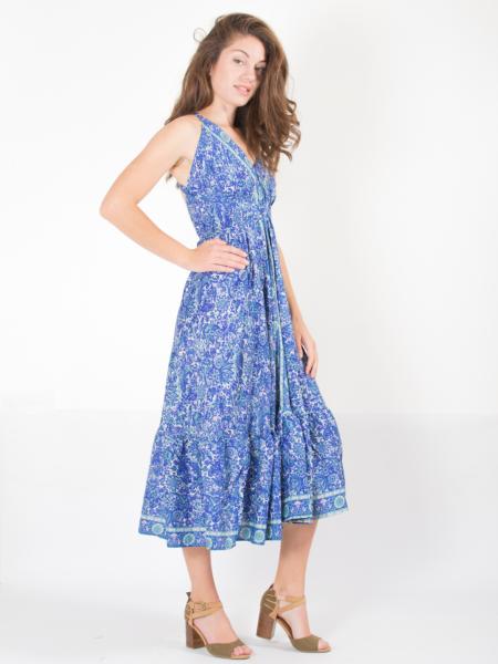 robe bleu ete